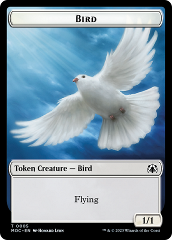 Bird // Kobolds of Kher Keep Double-Sided Token [March of the Machine Commander Tokens] Magic: The Gathering