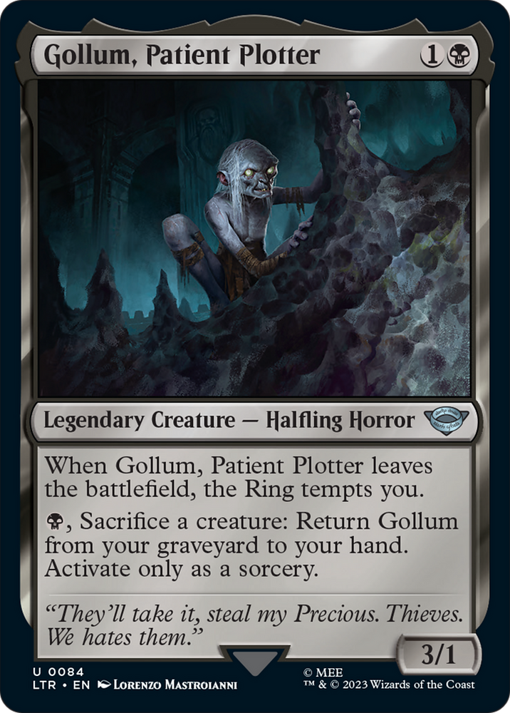 Gollum, Patient Plotter [The Lord of the Rings: Tales of Middle-Earth] Magic: The Gathering