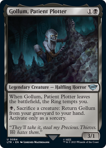Gollum, Patient Plotter [The Lord of the Rings: Tales of Middle-Earth] Magic: The Gathering