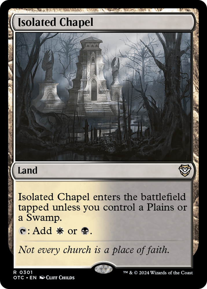 Isolated Chapel [Outlaws of Thunder Junction Commander] Magic: The Gathering