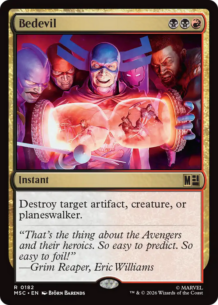 Bedevil [Marvel Super Heroes Commander] Magic: The Gathering