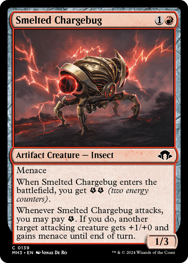 Smelted Chargebug [Modern Horizons 3] Magic: The Gathering