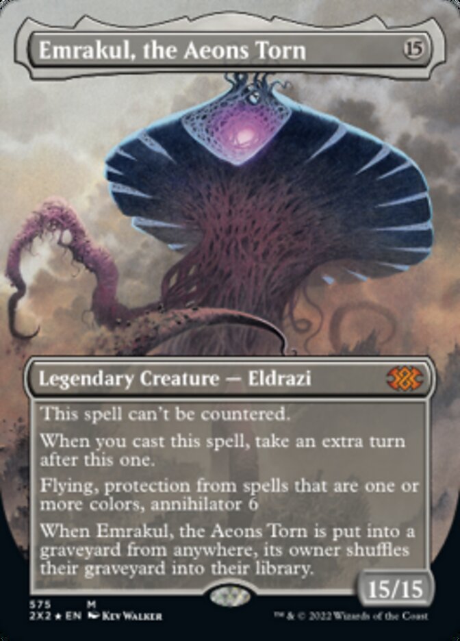 Emrakul, the Aeons Torn (Textured Foil) [Double Masters 2022] Magic: The Gathering