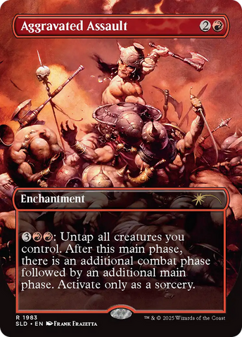 Aggravated Assault (1983) [Secret Lair Drop Series] Magic: The Gathering