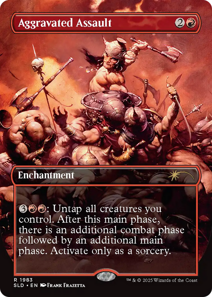 Aggravated Assault (1983) (Rainbow Foil) [Secret Lair Drop Series] Magic: The Gathering