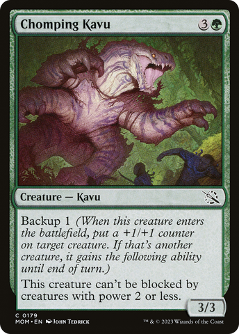 Chomping Kavu [March of the Machine] Magic: The Gathering