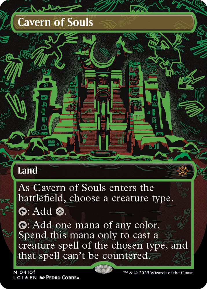 Cavern of Souls (0410f) (Borderless) [The Lost Caverns of Ixalan] Magic: The Gathering
