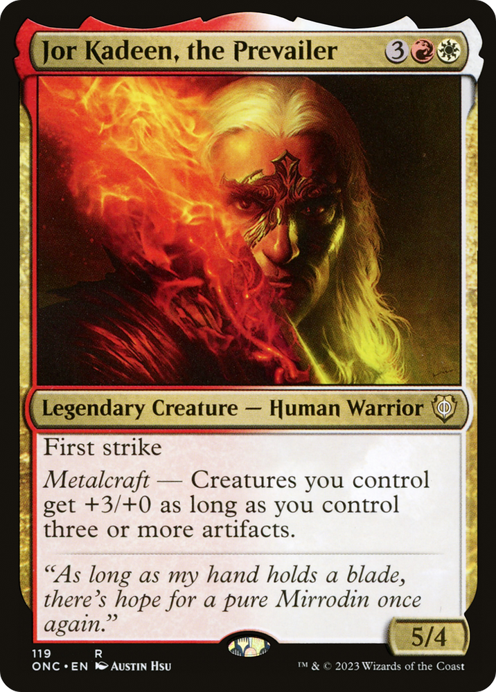 Jor Kadeen, the Prevailer [Phyrexia: All Will Be One Commander] Magic: The Gathering