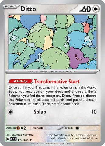 Ditto (132/165) [Scarlet & Violet 151] Pokémon