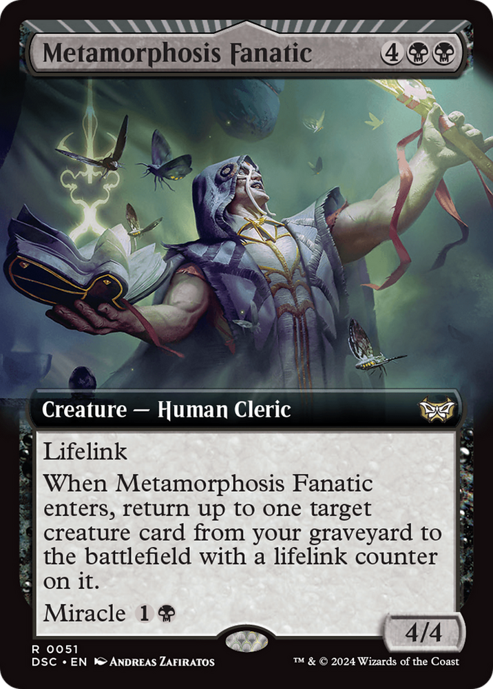 Metamorphosis Fanatic (Extended Art) [Duskmourn: House of Horror Commander] Magic: The Gathering