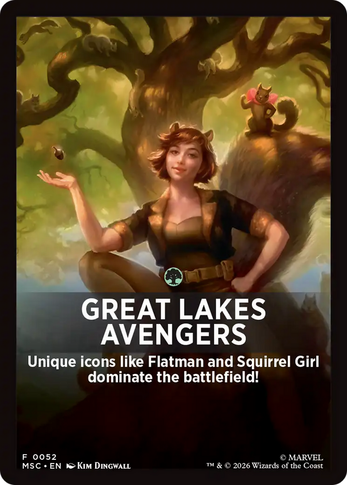 Great Lakes Avengers Theme Card [Marvel Super Heroes Commander] Magic: The Gathering