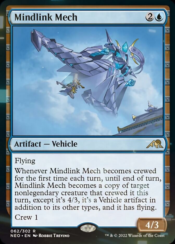 Mindlink Mech [Kamigawa: Neon Dynasty] Magic: The Gathering