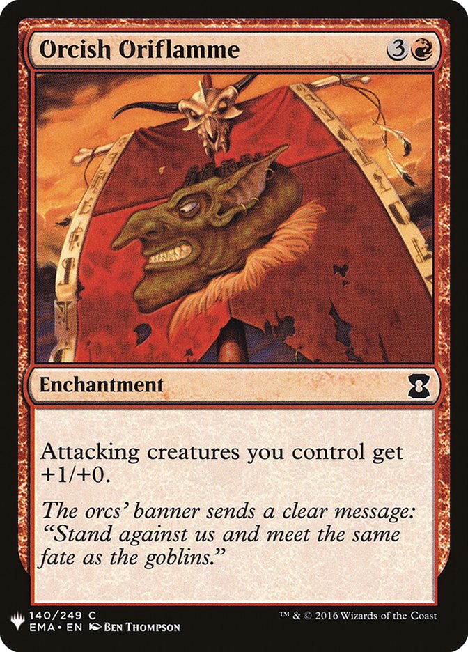 Orcish Oriflamme [Mystery Booster] Magic: The Gathering