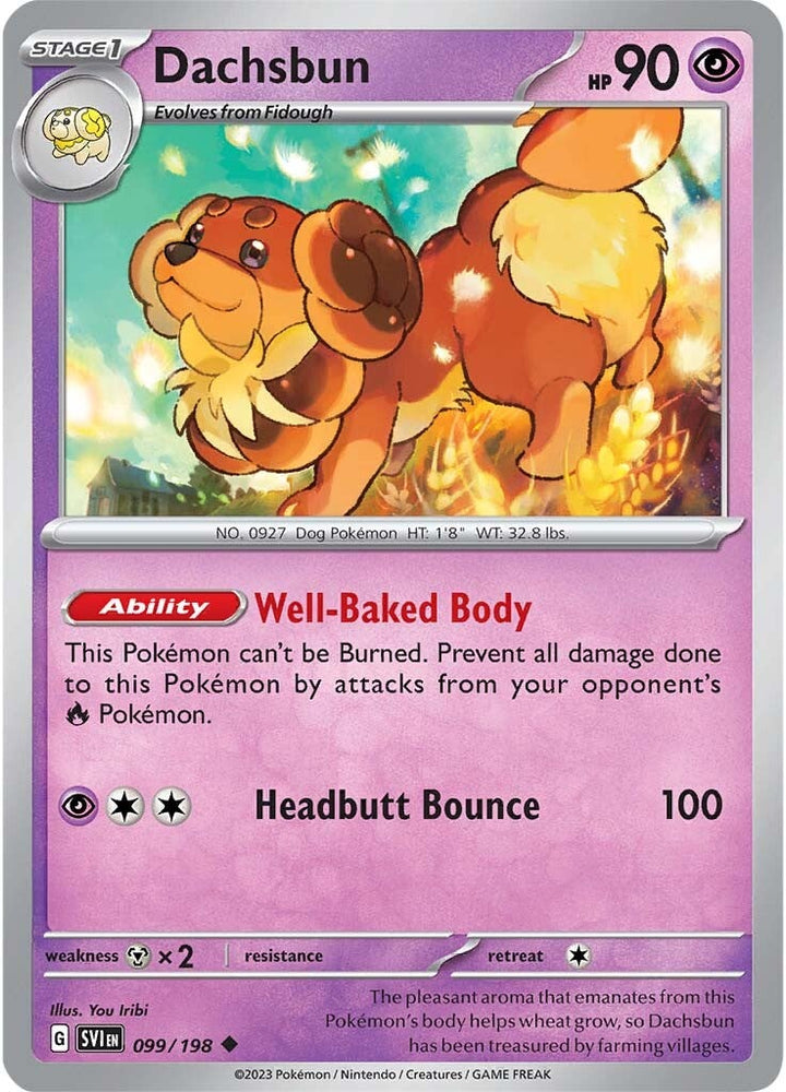 Dachsbun (099/198) [Scarlet & Violet: Base Set] Pokémon