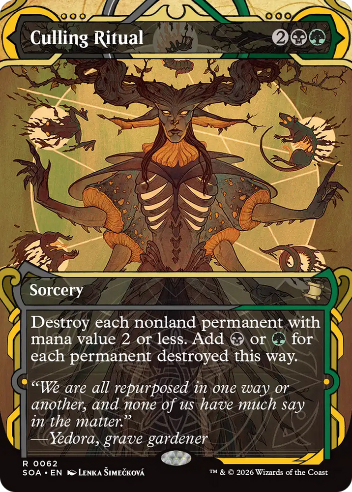 Culling Ritual [Secrets of Strixhaven: Mystical Archive] Magic: The Gathering