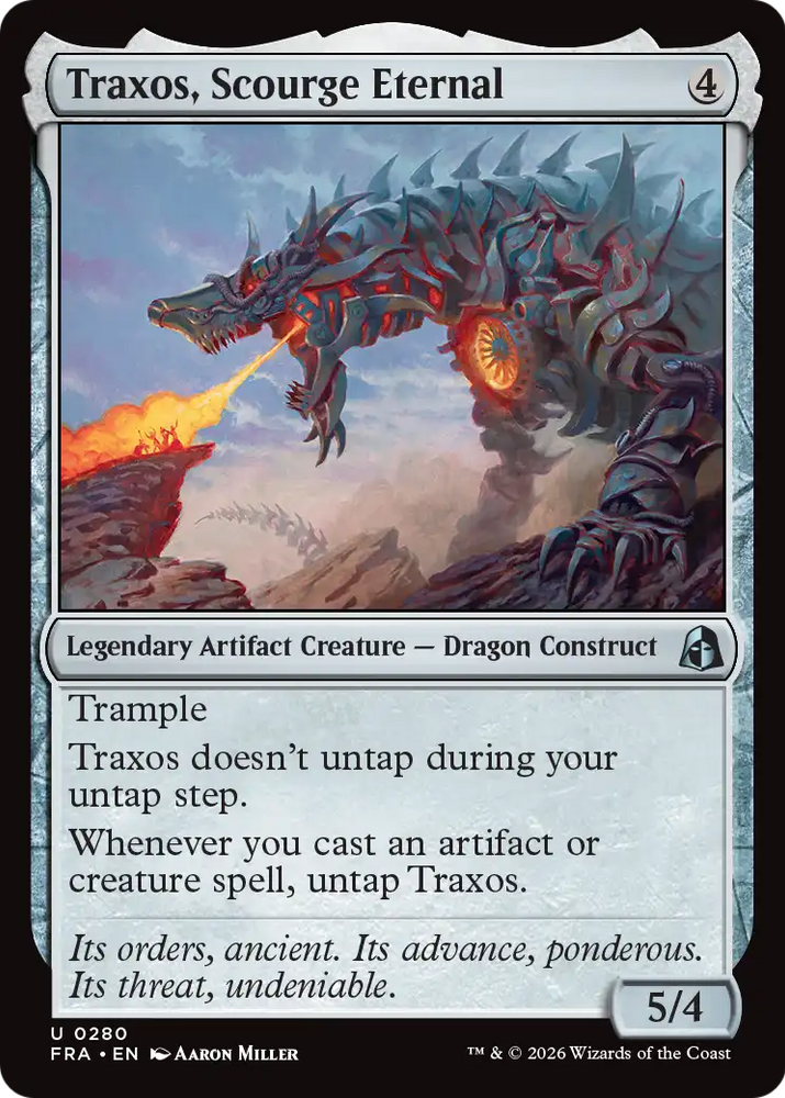 Traxos, Scourge Eternal [Reality Fracture] Magic: The Gathering