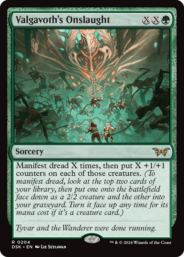 Valgavoth's Onslaught [Duskmourn: House of Horror] Magic: The Gathering