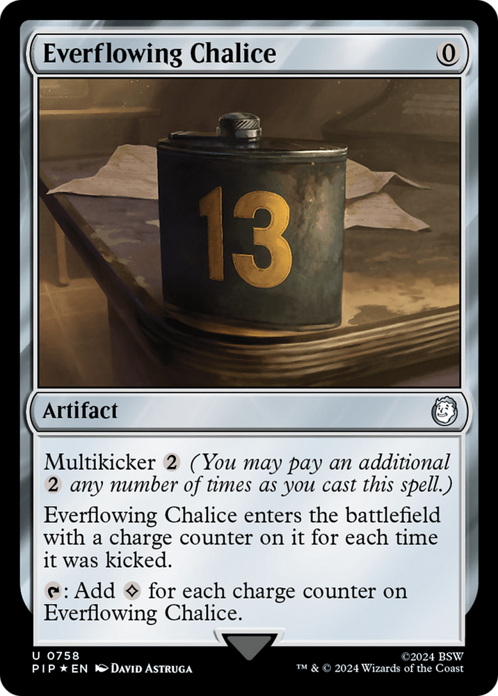 Everflowing Chalice (Surge Foil) [Fallout] Magic: The Gathering