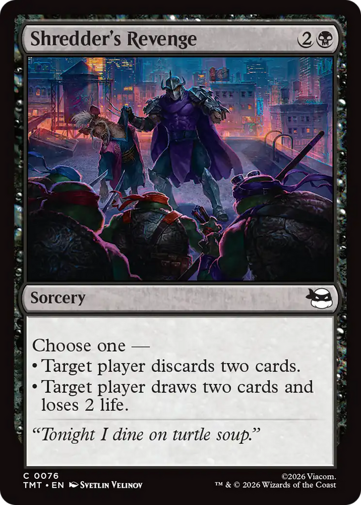Shredder's Revenge [Teenage Mutant Ninja Turtles] Magic: The Gathering