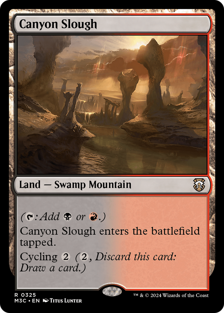Canyon Slough [Modern Horizons 3 Commander] Magic: The Gathering