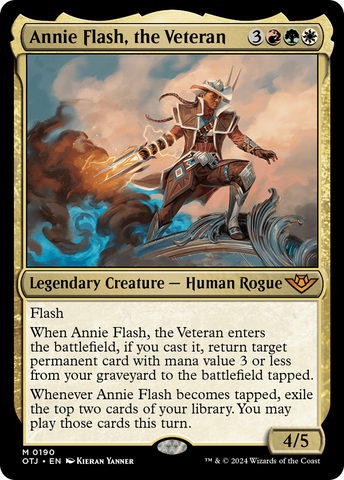 Annie Flash, the Veteran [Outlaws of Thunder Junction] Magic: The Gathering