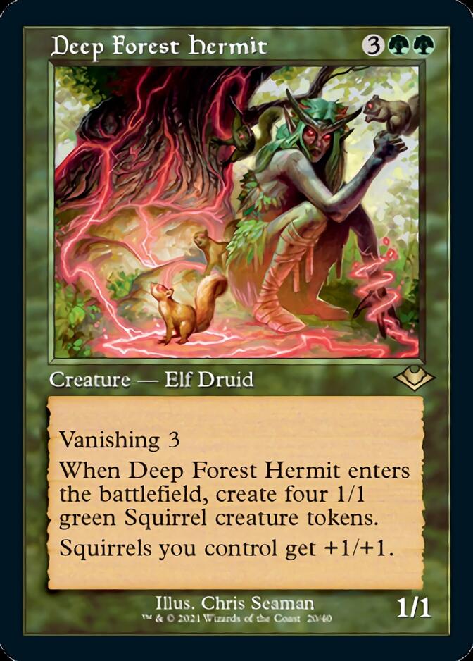 Deep Forest Hermit (Retro Foil Etched) [Modern Horizons] Magic: The Gathering