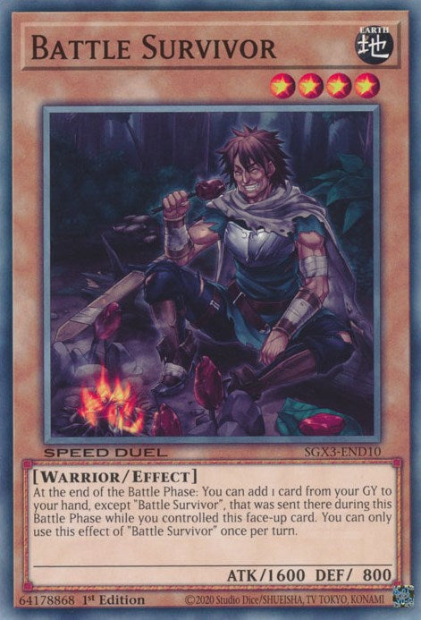 Battle Survivor [SGX3-END10] Common Yu-Gi-Oh!