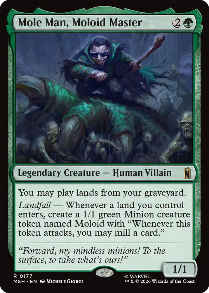 Mole Man, Moloid Master [Marvel Super Heroes] Magic: The Gathering