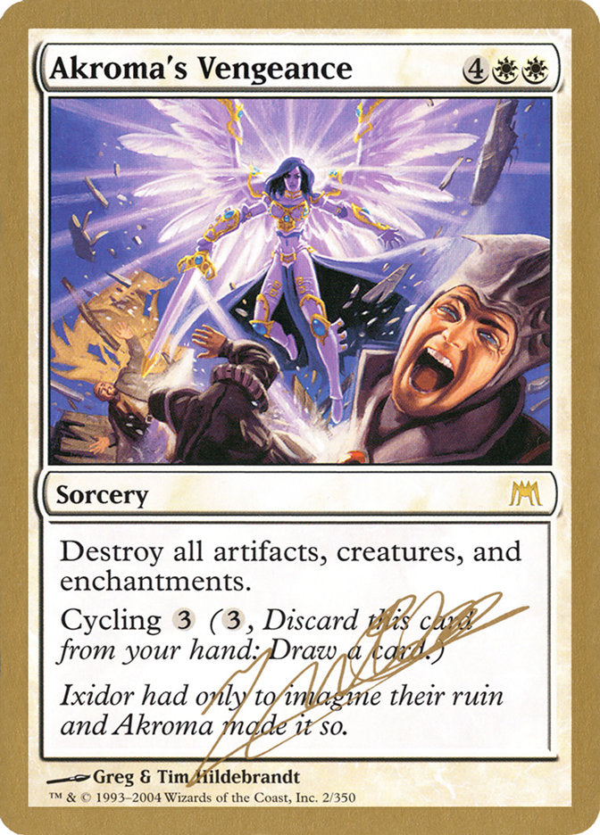 Akroma's Vengeance (Julien Nuijten) [World Championship Decks 2004] Magic: The Gathering