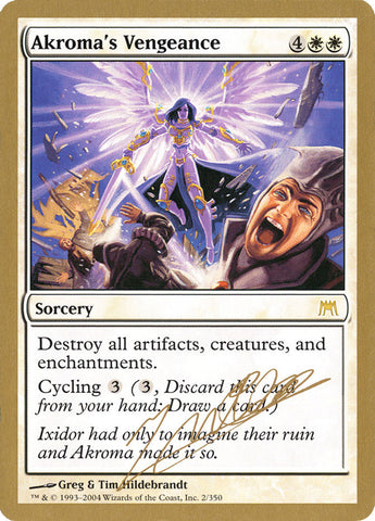 Akroma's Vengeance (Julien Nuijten) [World Championship Decks 2004] Magic: The Gathering