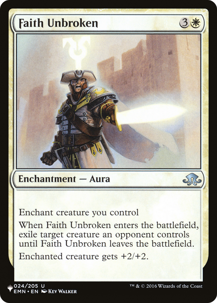 Faith Unbroken [The List] Magic: The Gathering