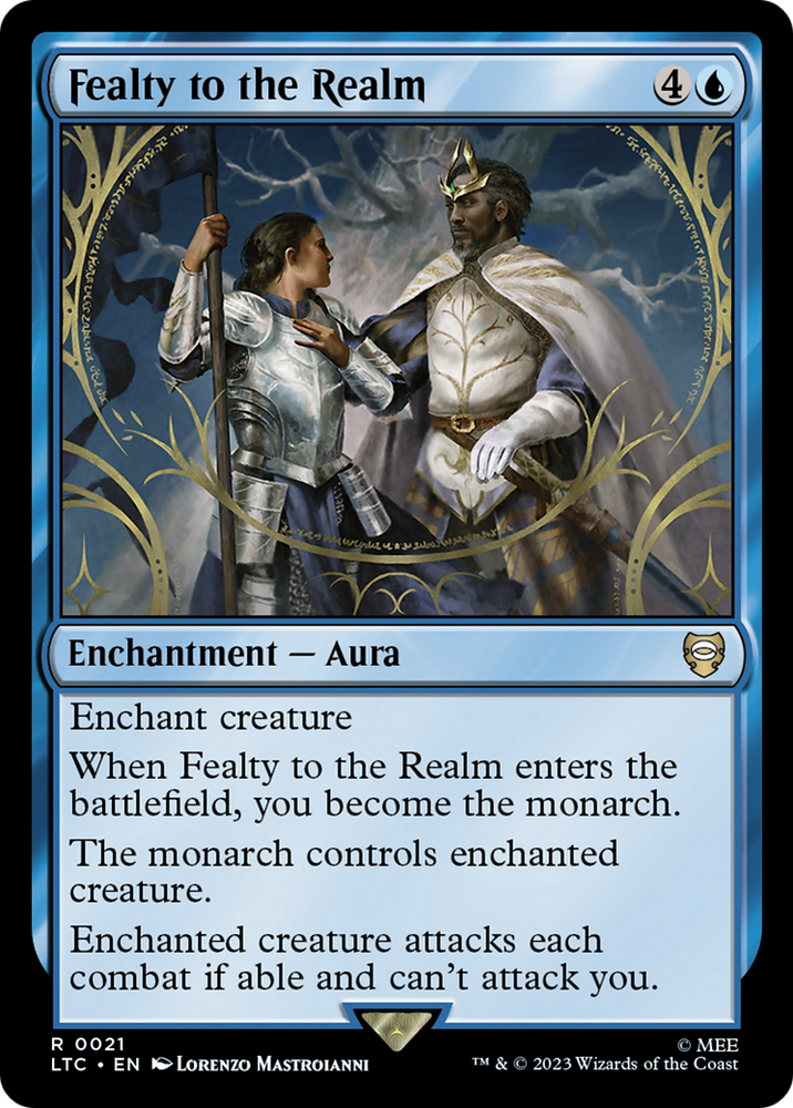 Fealty to the Realm [The Lord of the Rings: Tales of Middle-Earth Commander] Magic: The Gathering