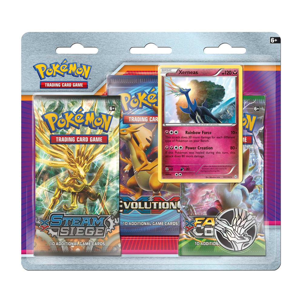 XY - 3-Pack Blister (Xerneas) Pokémon