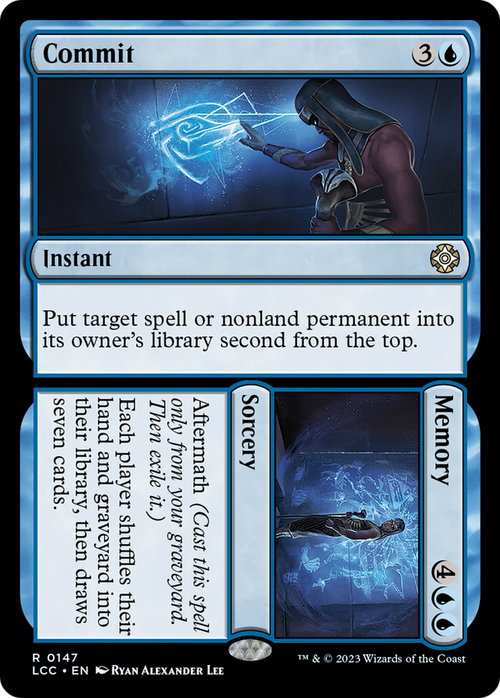 Commit // Memory [The Lost Caverns of Ixalan Commander] Magic: The Gathering