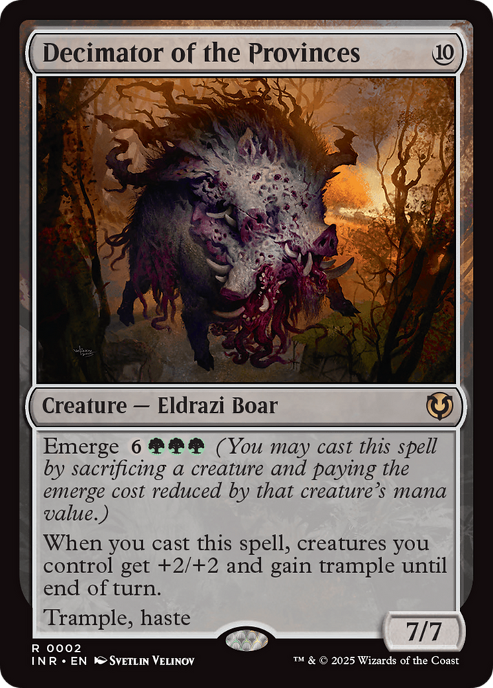 Decimator of the Provinces [Innistrad Remastered] Magic: The Gathering