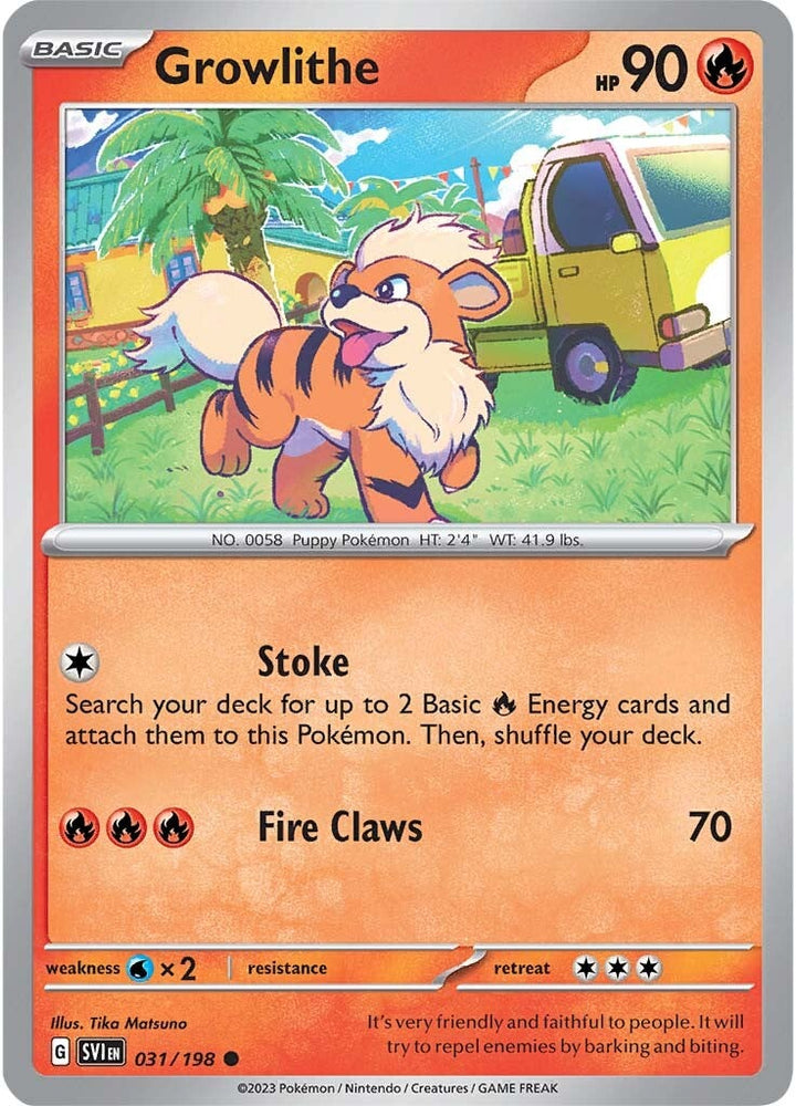 Growlithe (031/198) [Scarlet & Violet: Base Set] Pokémon