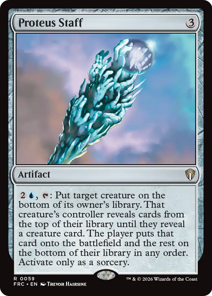 Proteus Staff [Reality Fracture Commander] Magic: The Gathering
