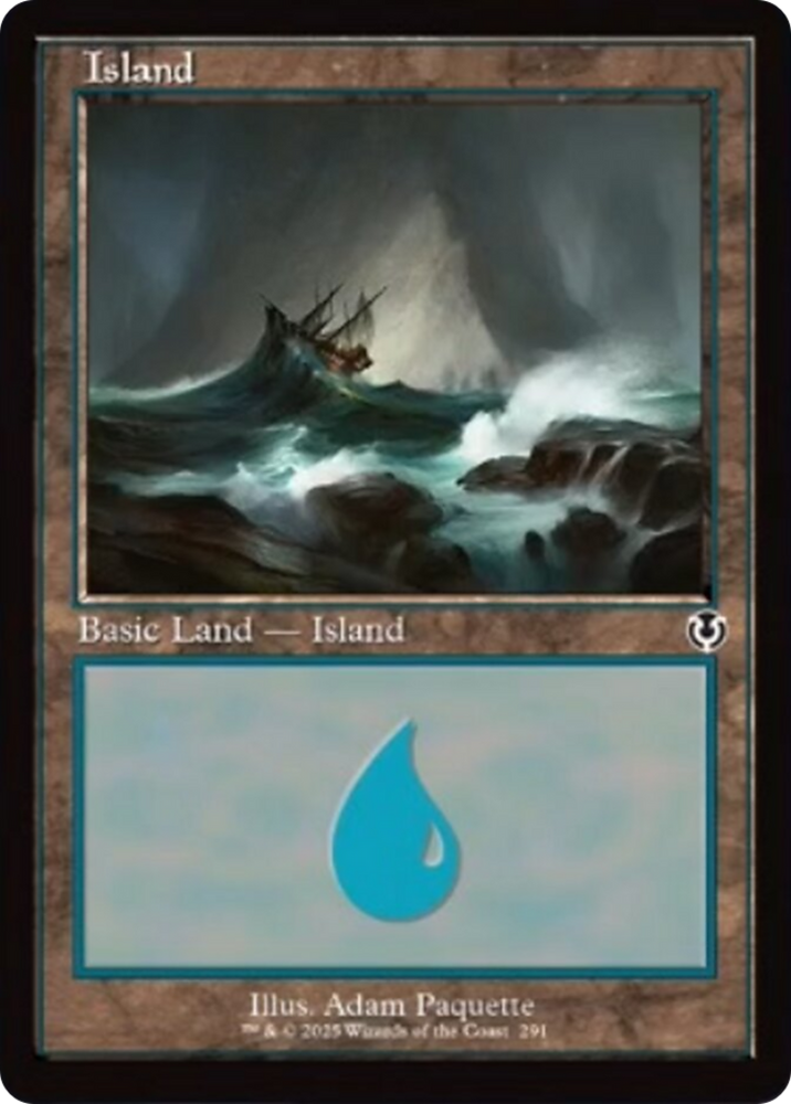 Island (291) (Retro Frame) [Innistrad Remastered] Magic: The Gathering