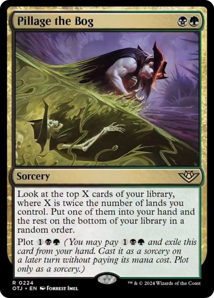 Pillage the Bog [Outlaws of Thunder Junction] Magic: The Gathering