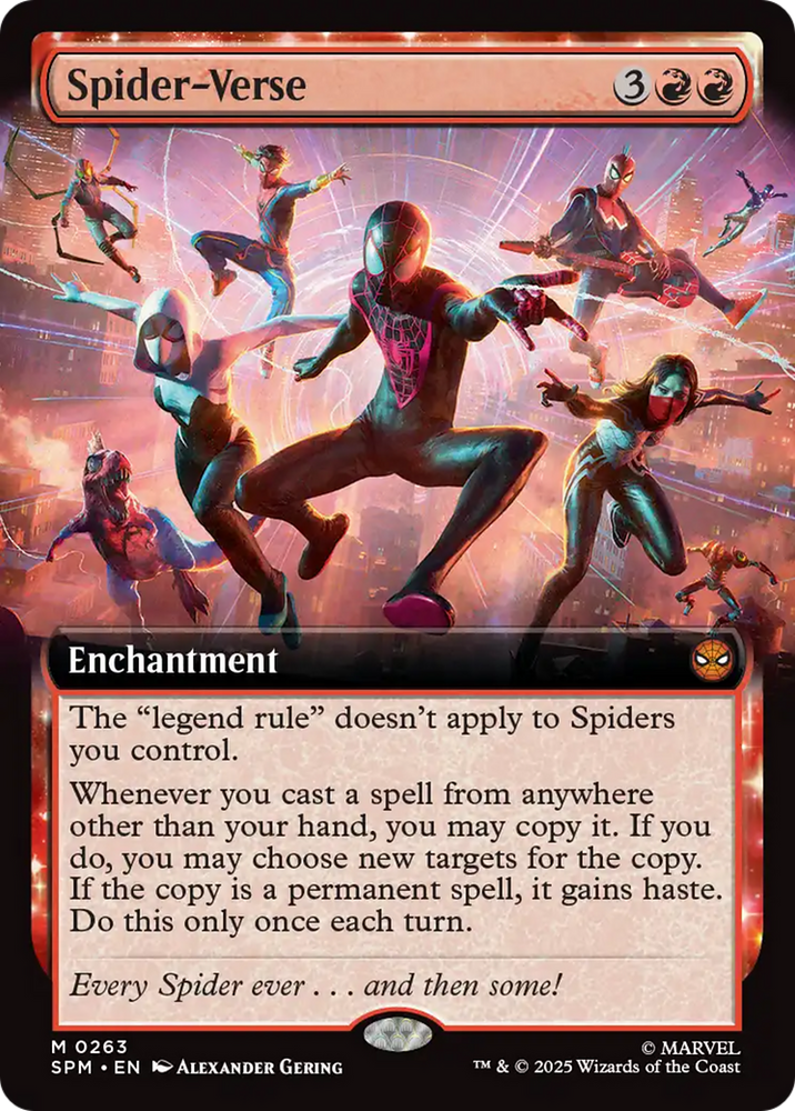 Spider-Verse (Extended Art) [Marvel's Spider-Man] Magic: The Gathering