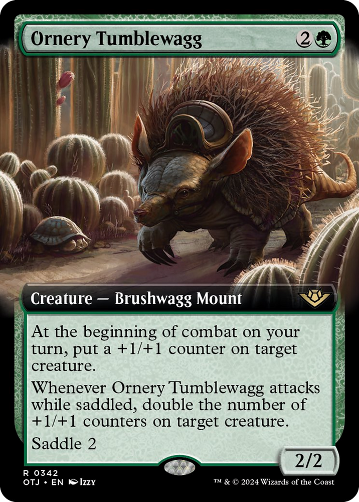 Ornery Tumblewagg (Extended Art) [Outlaws of Thunder Junction] Magic: The Gathering