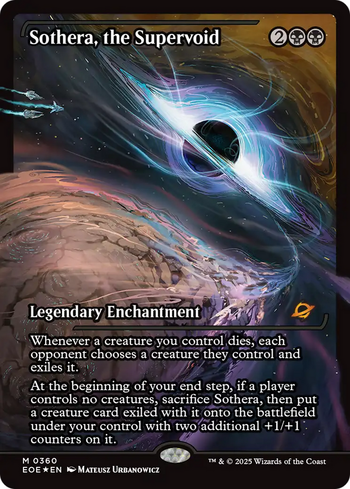 Sothera, the Supervoid (Showcase) [Edge of Eternities] Magic: The Gathering