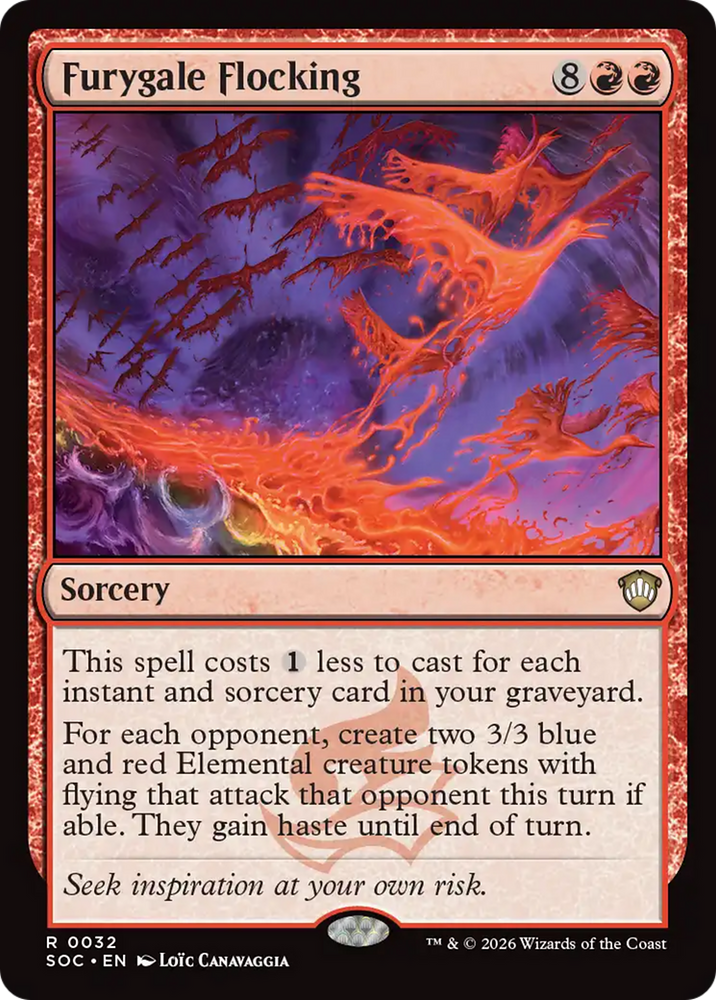 Furygale Flocking [Secrets of Strixhaven Commander] Magic: The Gathering