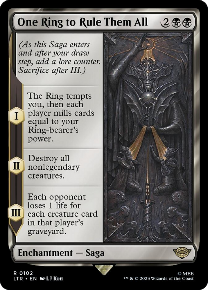 One Ring to Rule Them All [The Lord of the Rings: Tales of Middle-Earth] Magic: The Gathering