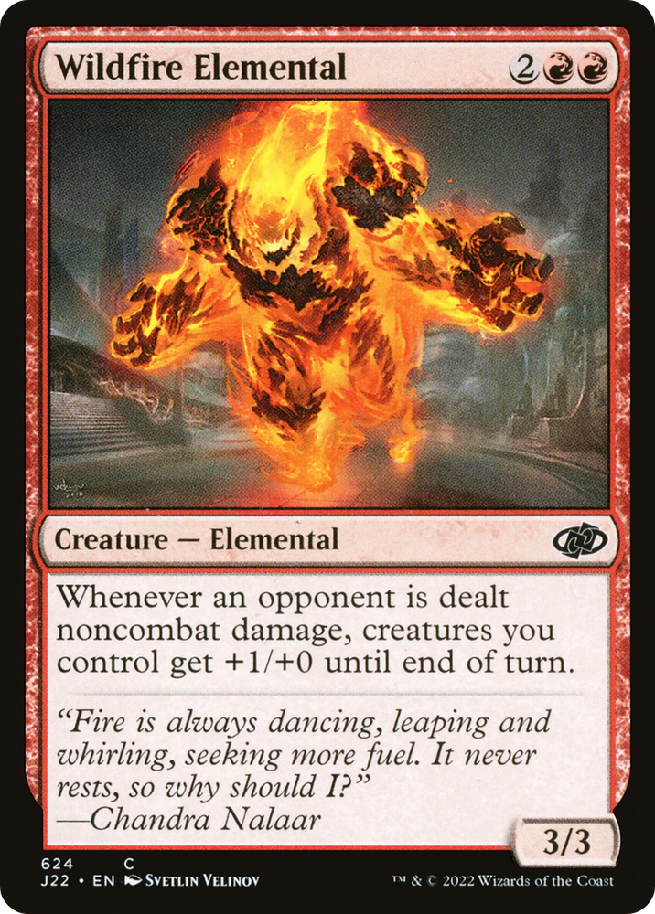 Wildfire Elemental [Jumpstart 2022] Magic: The Gathering