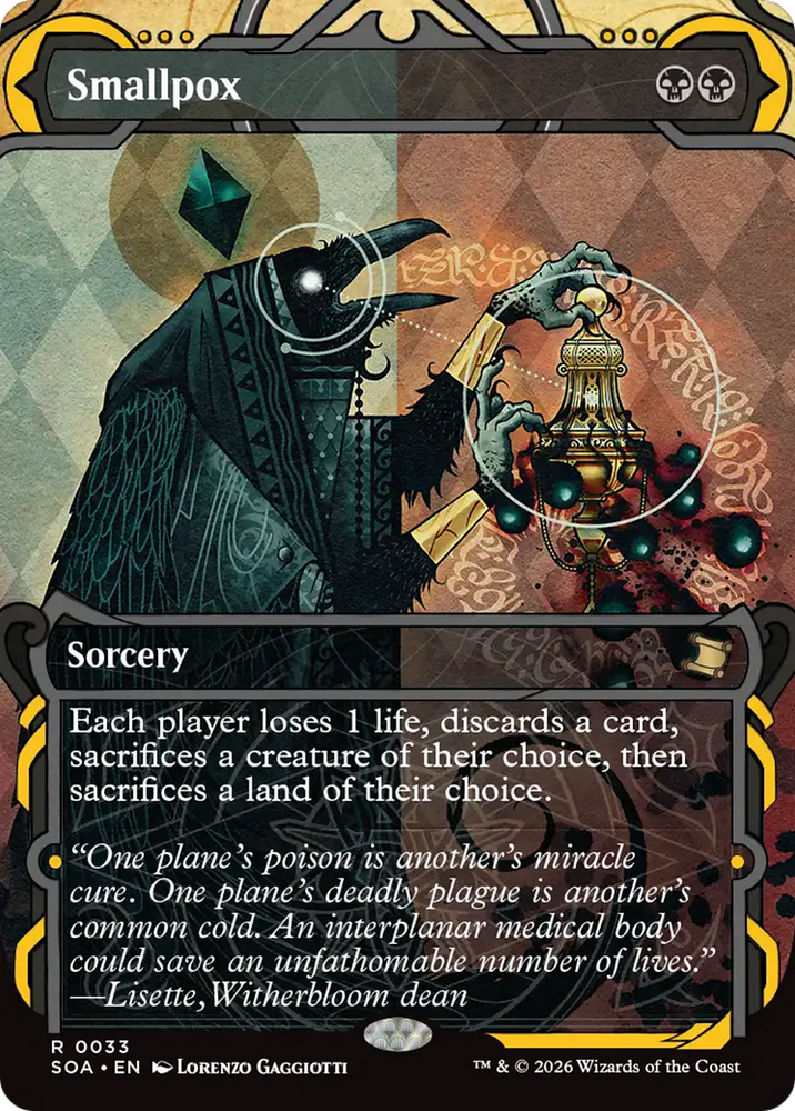 Smallpox [Secrets of Strixhaven: Mystical Archive] Magic: The Gathering