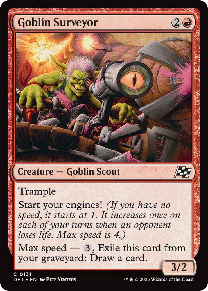 Goblin Surveyor [Aetherdrift] Magic: The Gathering