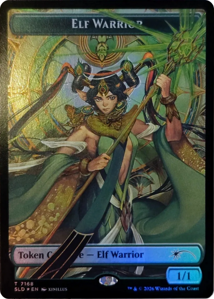 Elf Warrior Token (7168) [Secret Lair Drop Series] Magic: The Gathering