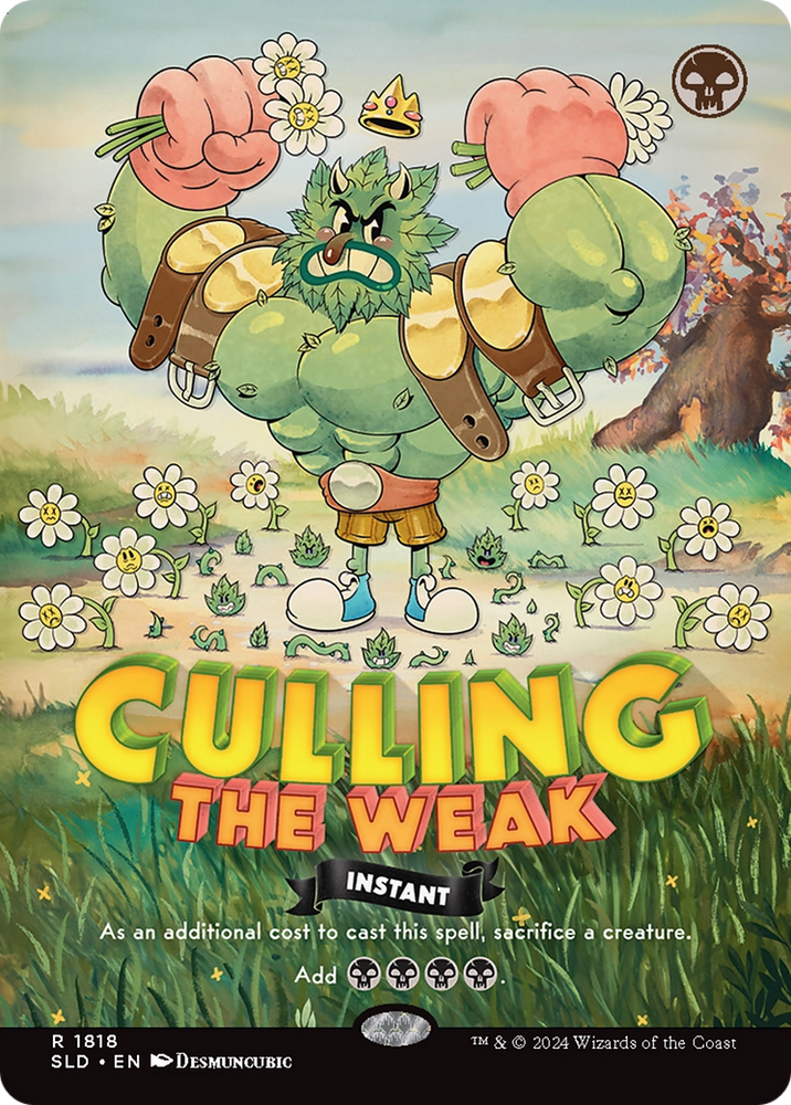Culling the Weak (Rainbow Foil) [Secret Lair Drop Series] Magic: The Gathering