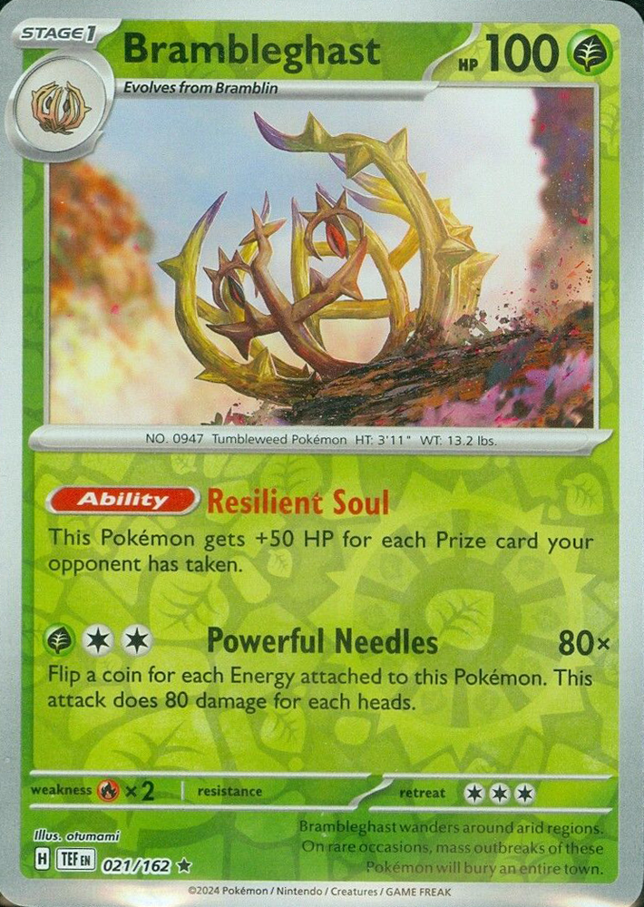 Brambleghast (021/162) [Scarlet & Violet: Temporal Forces] Pokémon